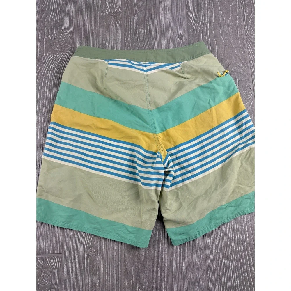 Patagonia Mens Board Shorts Swim Trunks Size 29 Striped Inseam 8